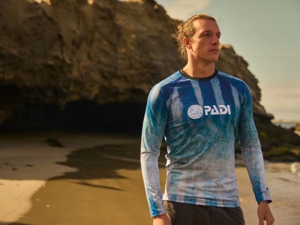 Recycled Plastic Unisex Wahoo Rash Guard